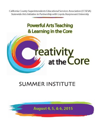 Creativity at the Core Summer Institute program 2015